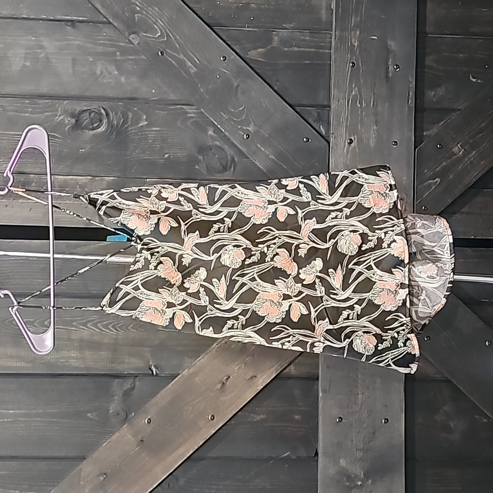 Nordstrom, new with tags, black orange s. M, Karen floral. XL